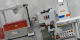 Special machine for application of metallized and metallic pastes