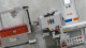 Labor-Sondermaschine (Auftragsmaschine) für den Auftrag metallischer Pasten – H&H Klebetechnologie TH300