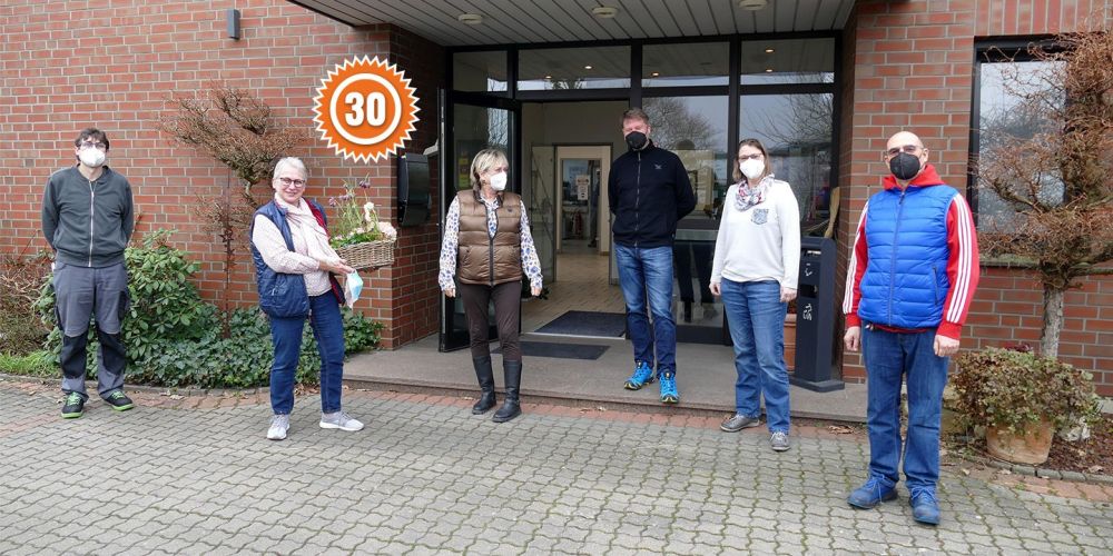 Andrea Rosa 30 Jahre Betriebszugehörigkeit H&H Klebetechnologie